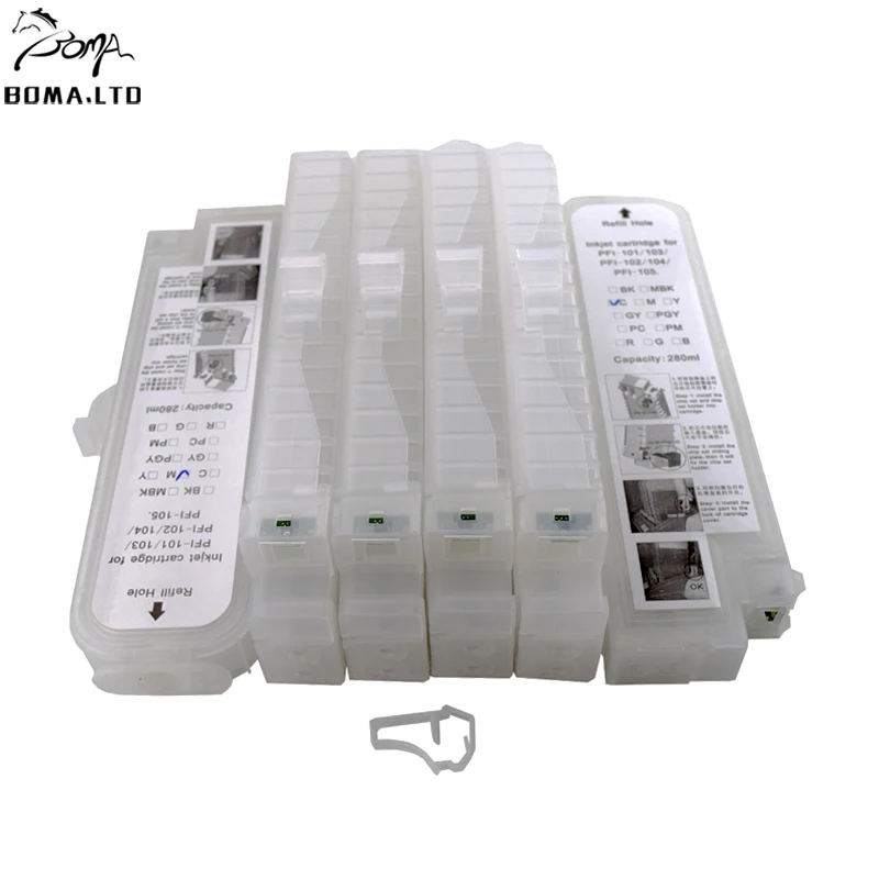 

HOT cartridge for canon PFI-102 pfi 102 ink cartridge with compatible chips use for Canon ipf610 ipf605 ipf710 ipf720