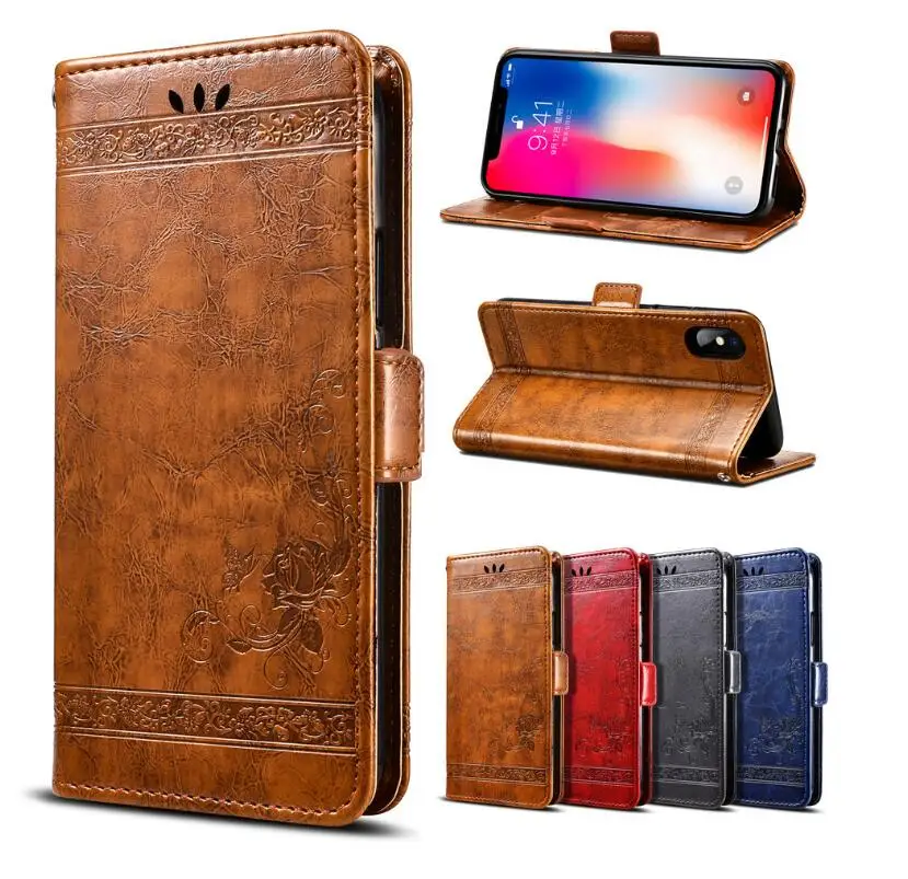 

For LG K50 Q60 retro oil wax skin business model multi-functional socket bracket protective sleeve