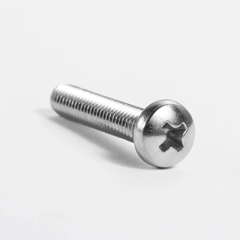 MroMax 50 Tornillos De Máquina Phillips De Cabeza Plana M5 X 0.315 In