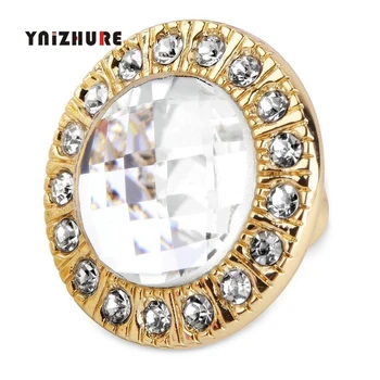 

Crystal Handle Zinc Alloy Fine European Cabinet Drawer Door Handle A Sells Modern Minimalist Extended Gold Color Handles