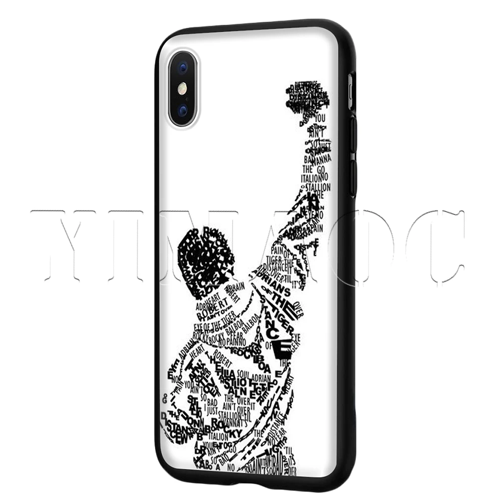 Чехол Lavaza Rocky Balboa для iPhone 11 Pro XS Max XR X 8 7 6 6S Plus 5 5S se - Цвет: 6