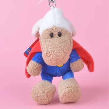 

3 Pcs Supermen Sheep Small Plush Pendant Toy, Kids Doll Keychain / Keyholder Gift Free Shipping