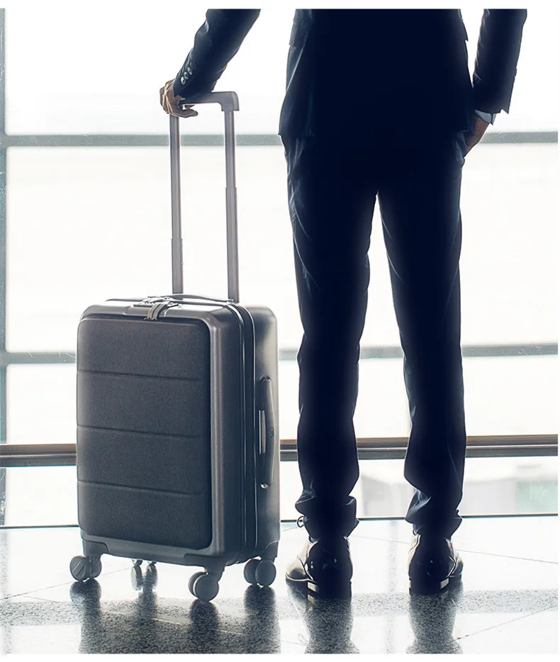 CHENGZHI 2" дюймов мужчины деловой ПК прокатки багажа чемодан ноутбука дорожного чемодана тележка для каюты кейс на колесах
