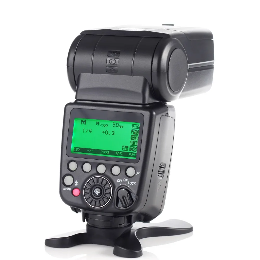 PIXEL  GN65 TTL Master/Slave    1/8000 s  Speedlite    Canon 5D 5D2 5D3 6D 7D 60D 600D 400D