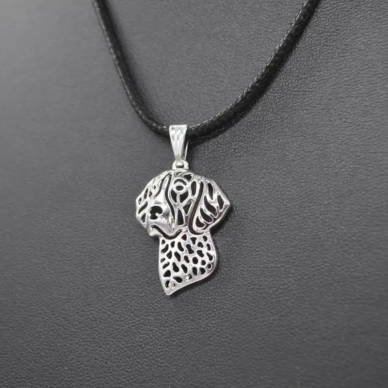 

2019 Fashion Jewelry Rope Chain Pet Dog Pendant Necklaces Lovers' German Shorthaired Pointer Necklaces Drop Shipping