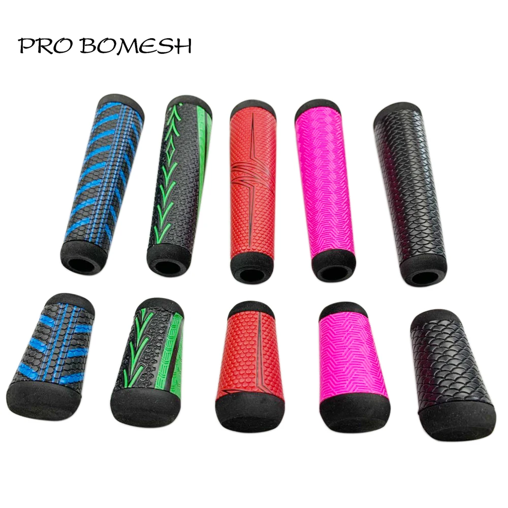 

Pro Bomesh 1 Set Anti-skid Grip Handle Butt Cap Handle Set WIth Tenon DIY Fishing Rod Component Repair Accessory Pole