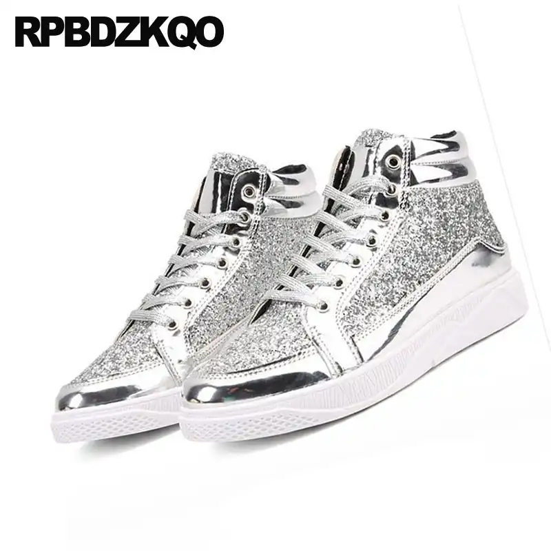 silver rubber shoes