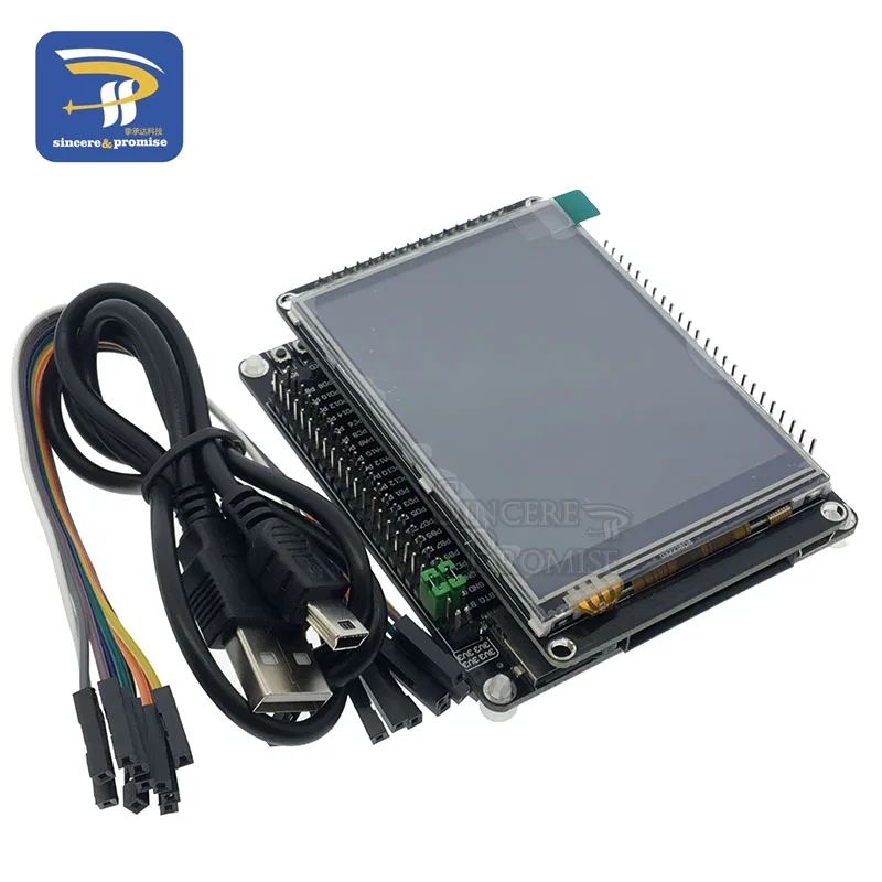 Плата разработки STM32F407VET6 минимальная системная обучающая плата ARM + 3 5 дюймовый ЖК