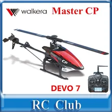Original Walkera Master CP with DEVO 7 Transmitter 6-Axis-Gyro Mini 6CH 3D Flybarless RC Helicopter RTF