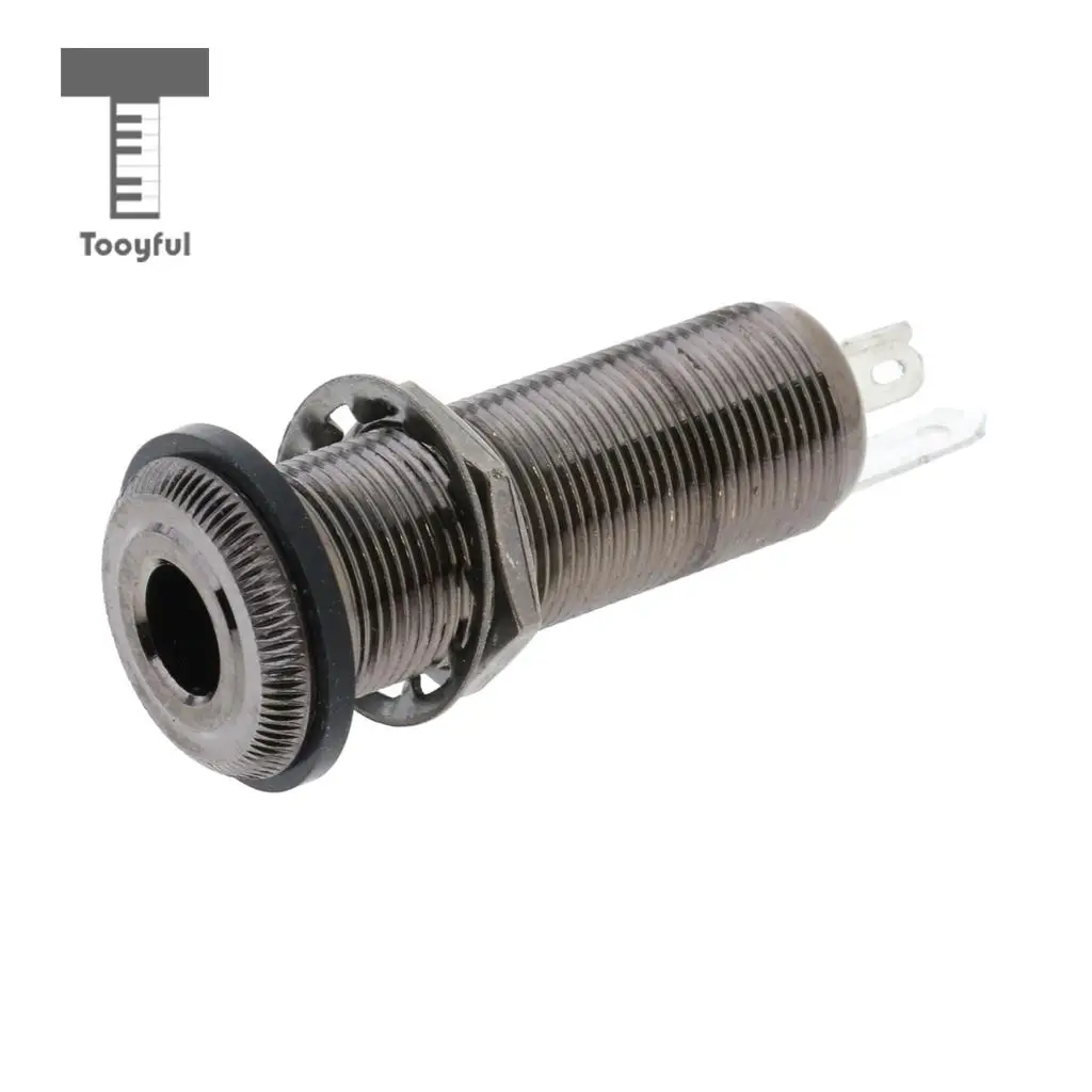 1/4'' 6.35mm Electric Guitar Bass Input Output Jack Socket Plug Connector for Guitar Replacement Parts