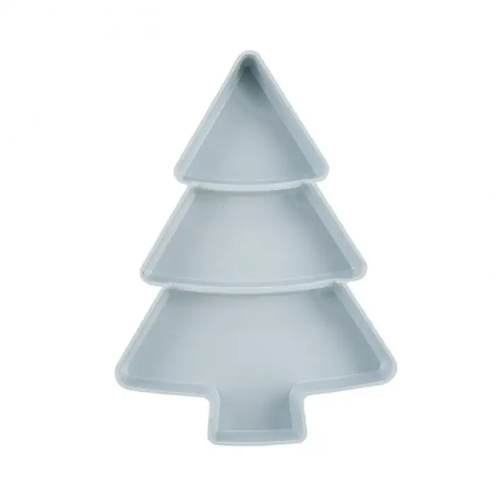 Новая бытовая Пластиковая форма дерева орехи тарелки для фруктов Рождественская елка закуски сервировочный поднос для посуды XSD88