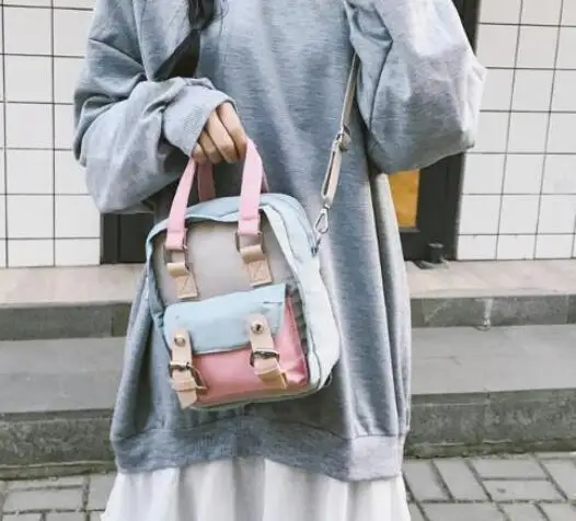 

women's patchwork backpack