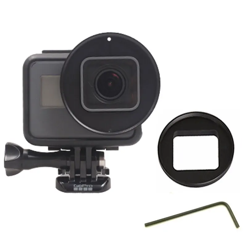 52mm Lens Filter Adapter Ring for Gopro Hero 5 Compatible with CPL UV