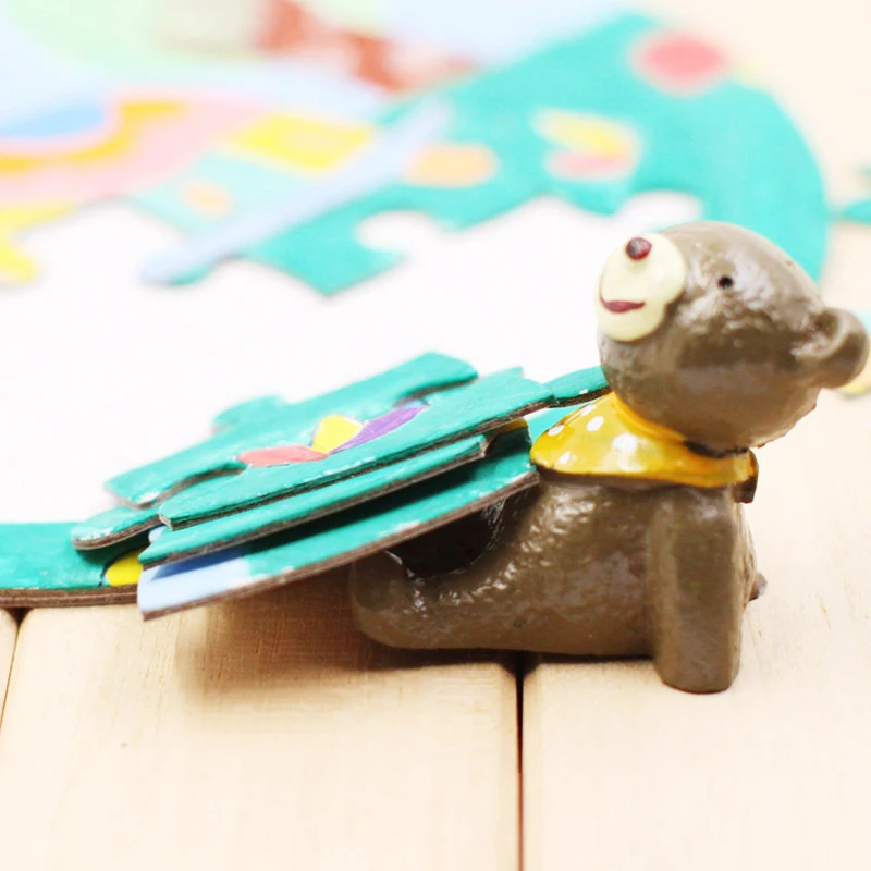 Uaincube 10/11/14/16 шт. Бумага Пазлы игрушки для детей 3D DIY головоломки обучающие и развивающие цифровой Бумага для рисования на борту