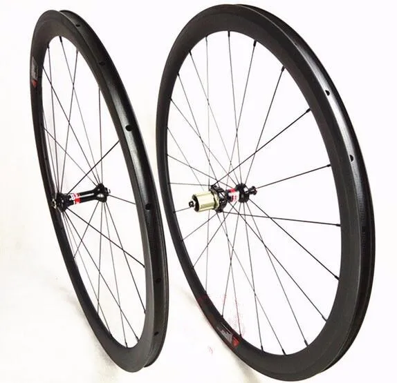 Best price at $485 Cheap good quality chinese carbon road bike clincher wheelset 50mm basalt surface Novatec AS511SB/FS522SB straight pull