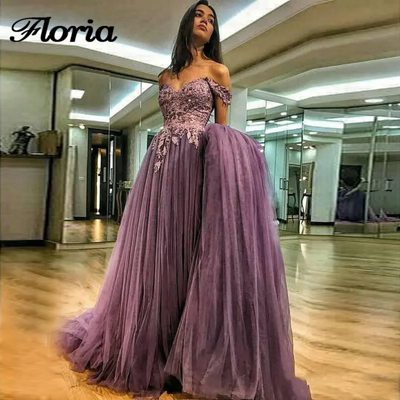 

Couture Off the Shoulder Evening Dresses Turkish Arabic Aibye Elegant 2018 Robe de soiree Muslim Dubai Formal Prom Gowns Kaftan