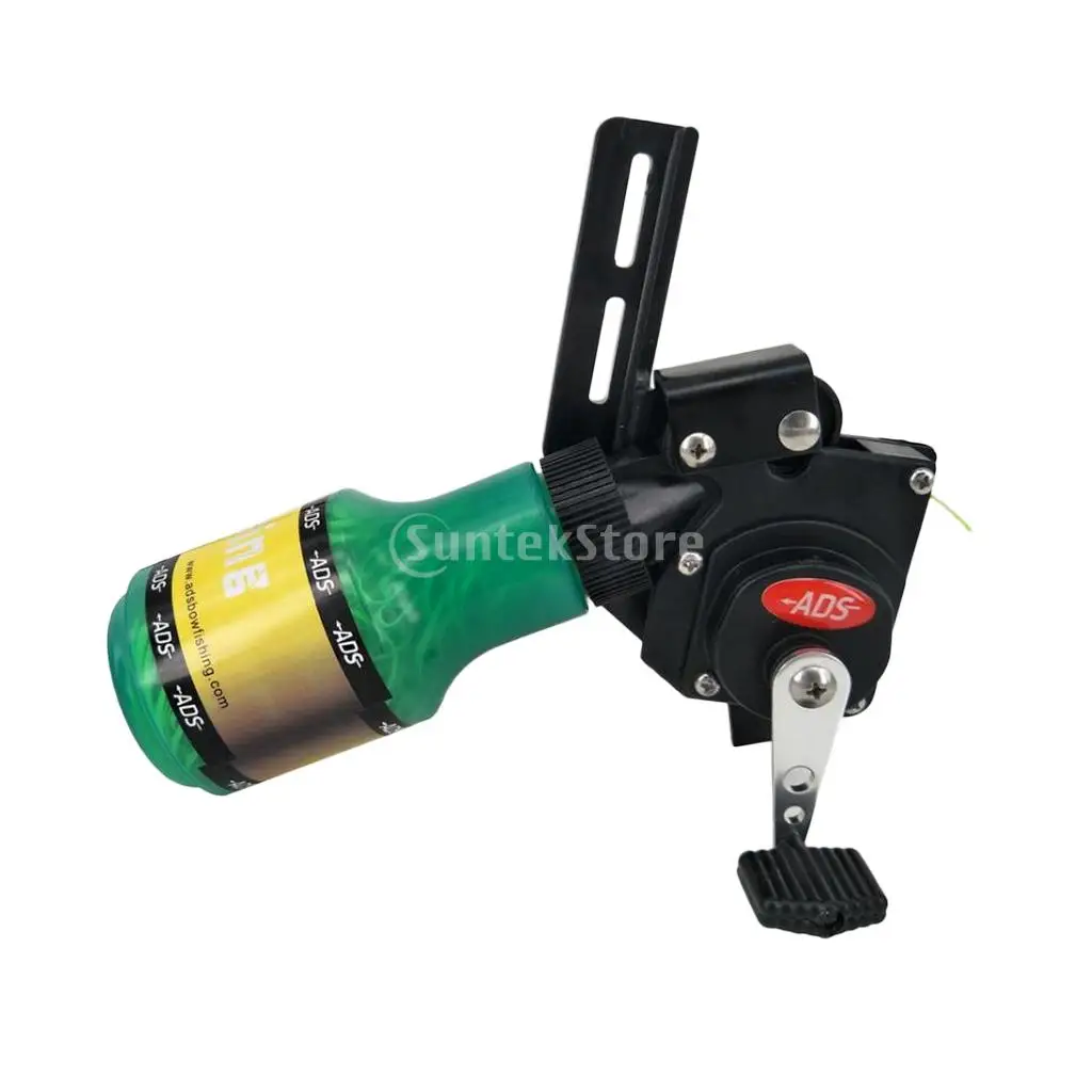 

Pro Bow Fishing Reel Compound Recurve Bow Shooting Hunting Tool Black