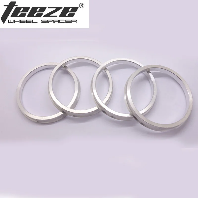 Teeze 4 шт сплав настроить изготовленные колеса Spigot концентратор центриковые кольца 72,3 мм до 65,1 мм