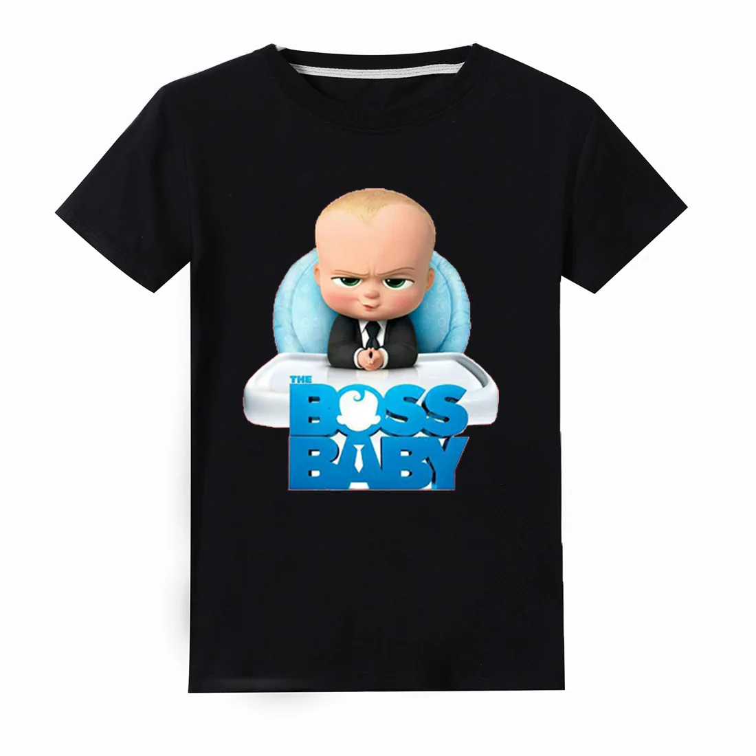 

bobo choses 2019 Summer Boss baby boys T-shirts Cartoon Printing Soft Cotton clothes girls tops Clothes for big kids 4-15 Y
