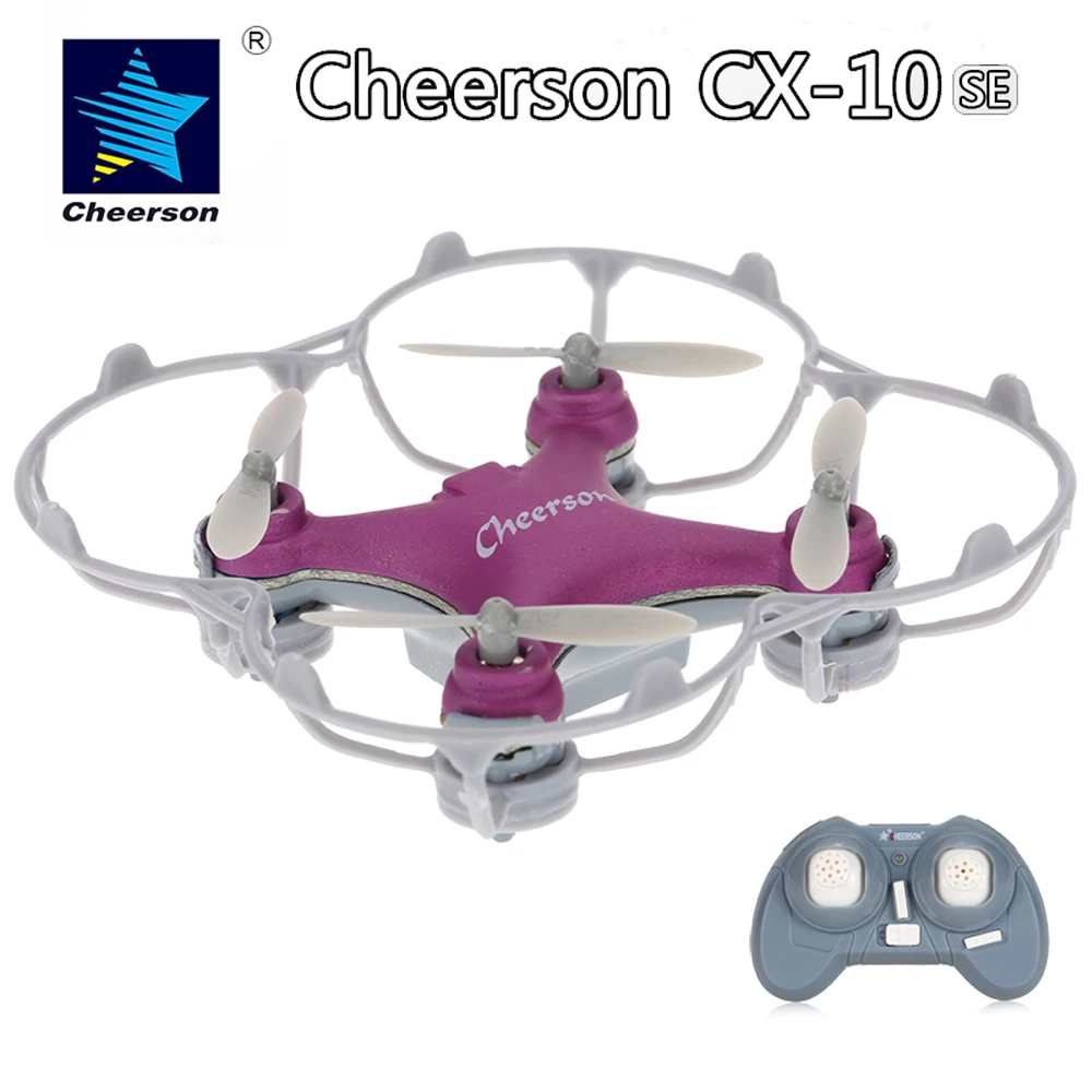 

Original Pocket Drone Cheerson CX-10SE 2.4G 4CH 6-Axis Gyro Remote Control Mini Drone UFO Toys with LED Lights RTF RC Quadcopter