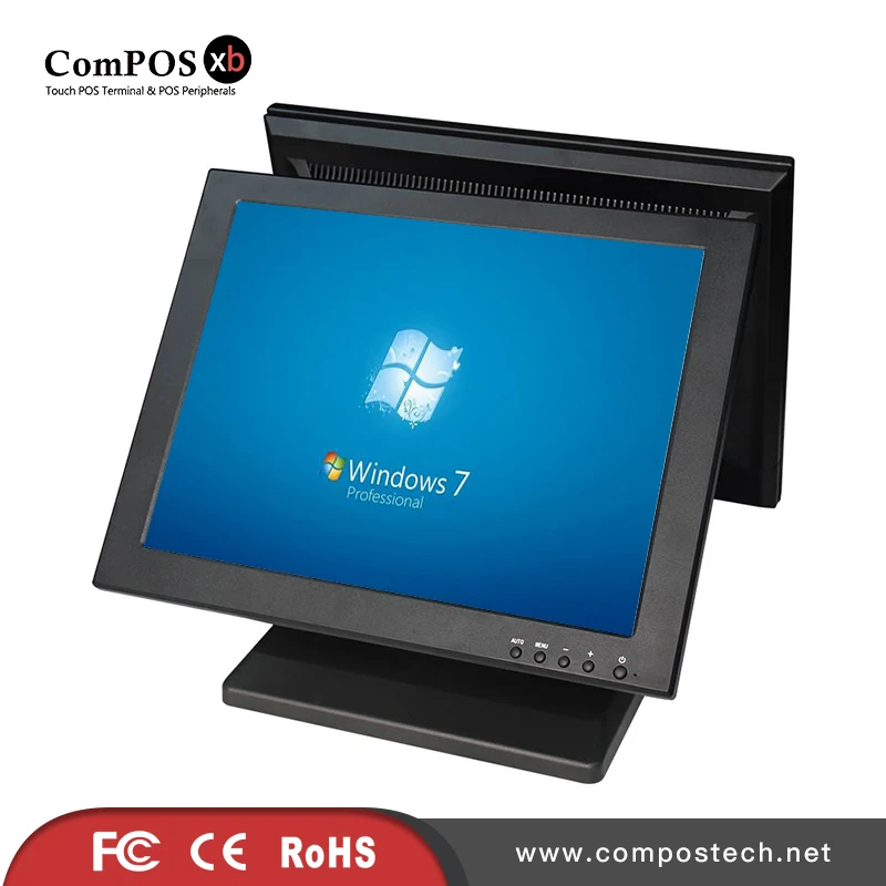 

15 Inch 5 Wire Resistive LCD Touch Screen Monitor With 15 inch Led Screen Monitor