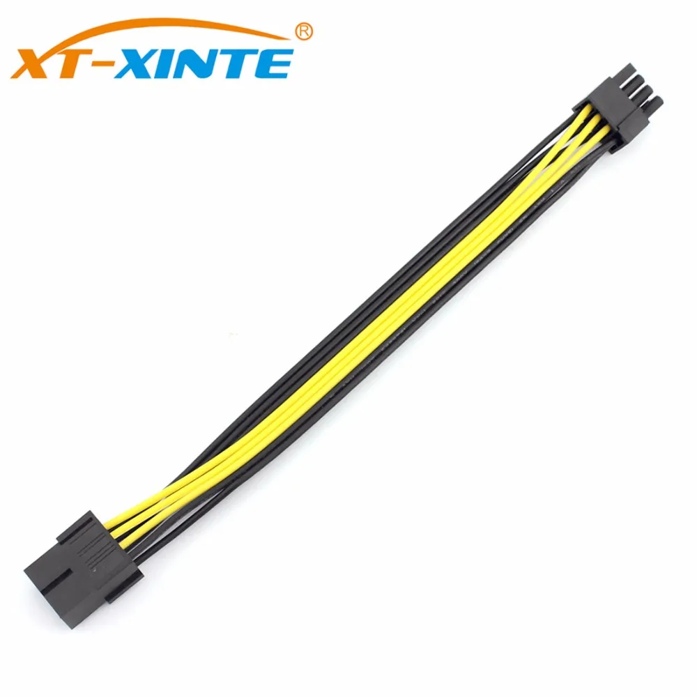 Удлинительный кабель XT-XINTE PCIE 8-Pin 2 порта два 6 + 2-Pin графическая карта питания шнур