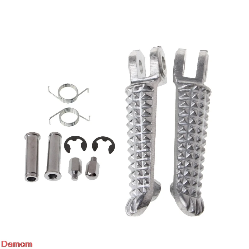 

Motorcycle Aluminum Front Footrests For YAMAHA YZF R1 R6 R6S1998-2012 2003-2008