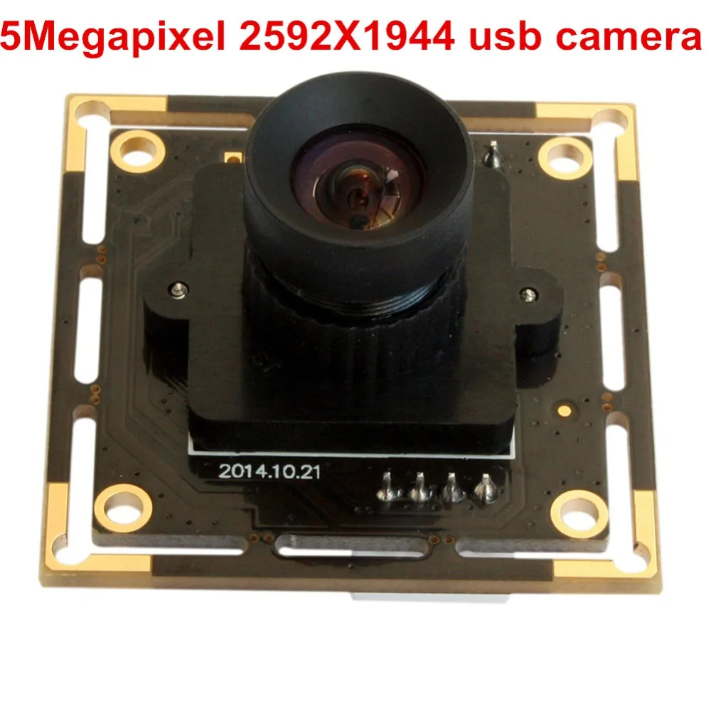 Новинка 2017 5mp 2592X1944 высокоскоростной Aptina MI5100 HD MJPEG 30fps при 1080P 100 градусов объектив
