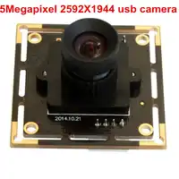 2017 new 5mp 2592 X 1944 High Speed Aptina MI5100 HD MJPEG 30fps at 1080P 100degree no distortion lens usb Cmos Camera Module