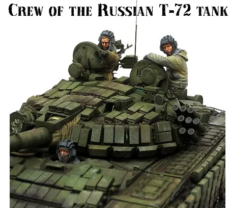 

1/35 Scale Modern Russian army soldiers Chechen war tank soldier Resin Model Free Shipping