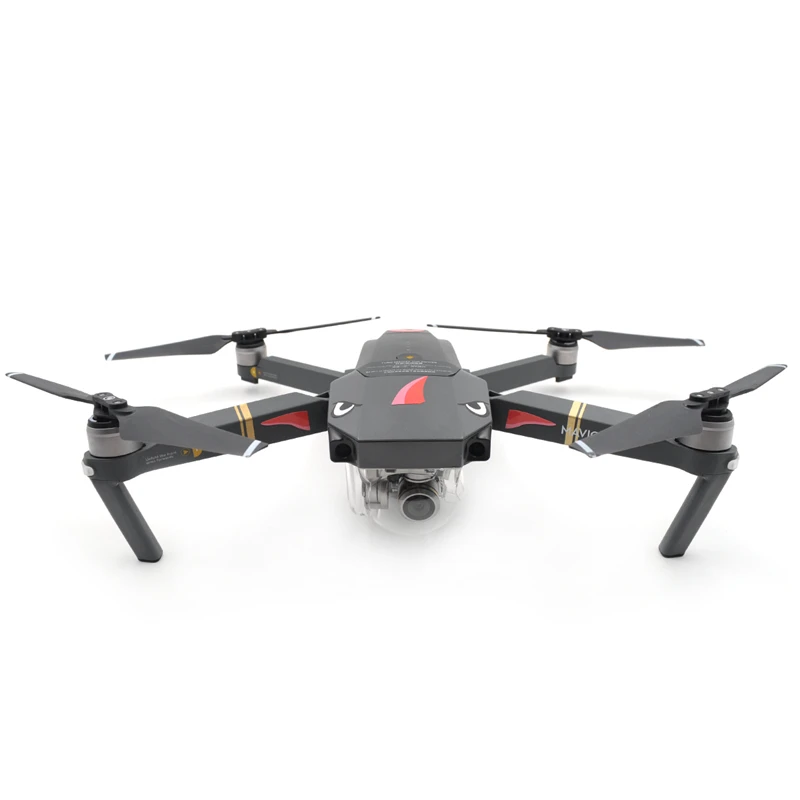 Drone Stickers Wicked shark expression Drone body  arm decoration Skin Sticker for DJI Mavic Pro Accessories 7