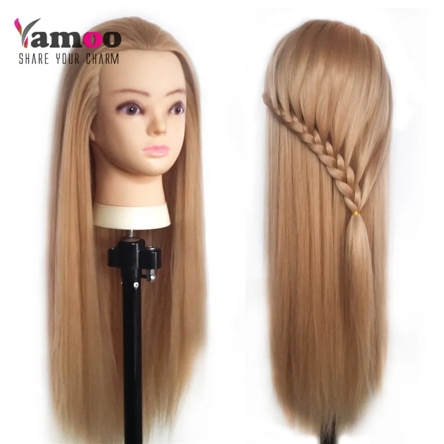 styling heads for hairdressing