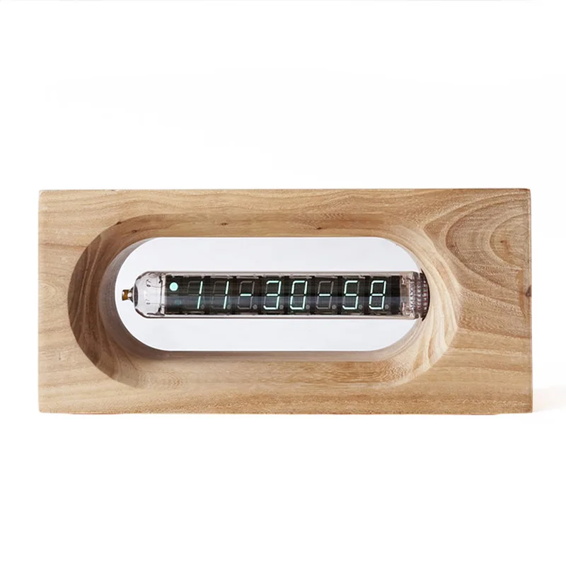 

cool! Time tunnel Retro Clock glow tube clock [display] Nordic modern fluorescent tube holder clock