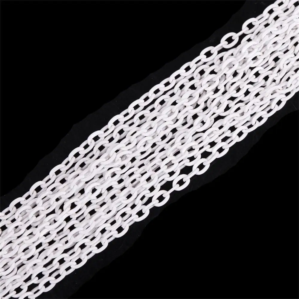 5m//lot Fashion Jewelry Findings Accessories Necklace Chains Bulk Iron