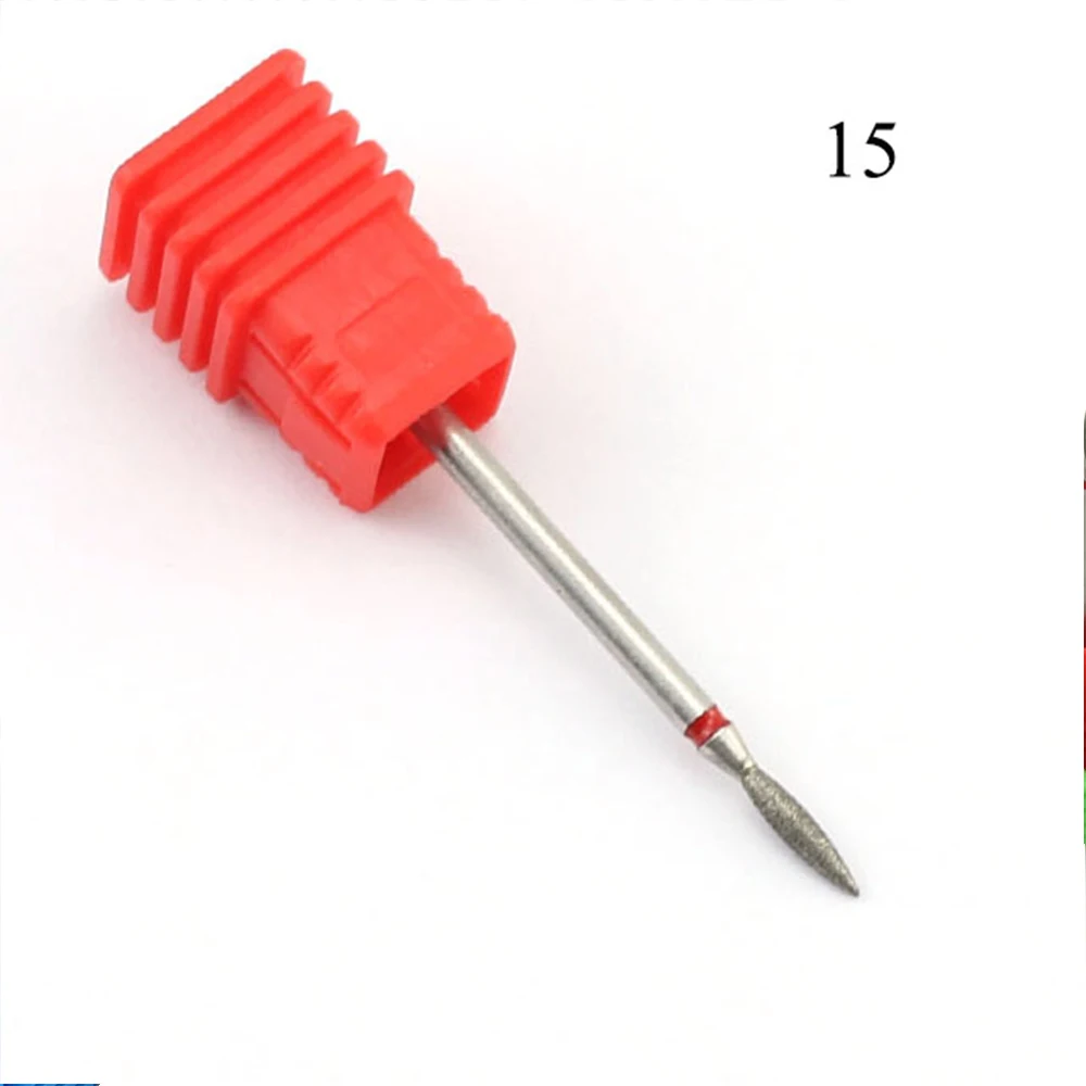 1PC Diamond Nail Drill Bit Milling Cutter For Manicure Electric Machine Cutticle Remove Files Nail Polish Burr Nail Art Tools