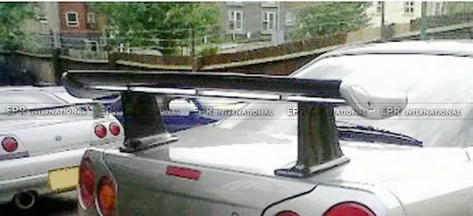 Skyline R34 GTR JUN High Spoiler Leg Carbon(8)_1