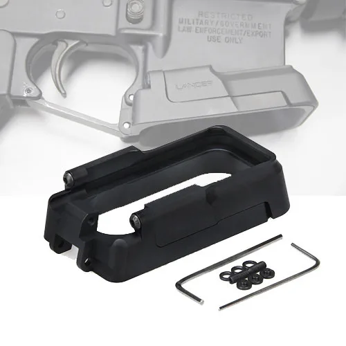 

Tactical Tan Black Color CNC Metal Adaptive Magwell For Hunting Scope Mount Outdoor Sport OS33-0110