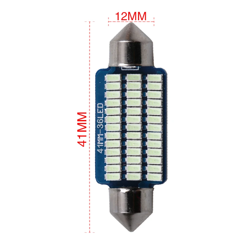 Гирлянда 31 мм 36 мм 39 мм 41 мм светодиодный светильник C5W C10W 3014 SMD Canbus без ошибок авто Интерьер Doom лампа автомобильный Стайлинг светильник белый синий