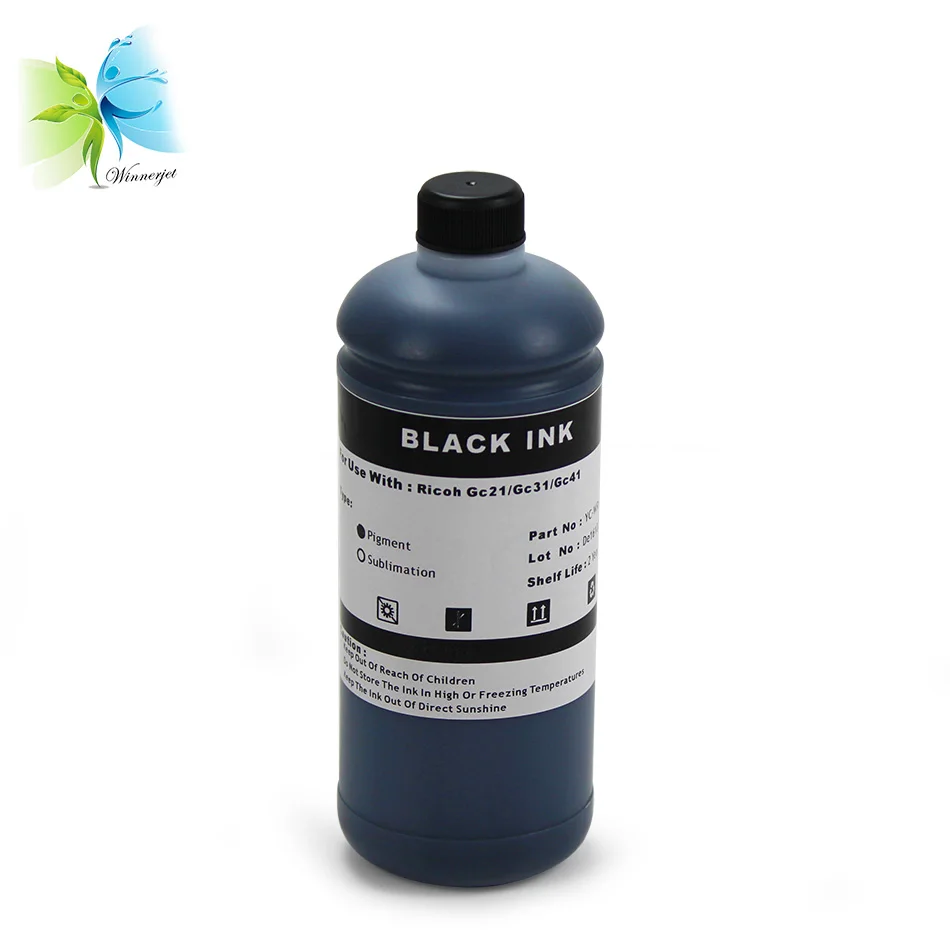 WINNERJET пигментный гель на основе красителя для Ricoh GC41 для SG3100 3110 3100SNW 7100 принтер