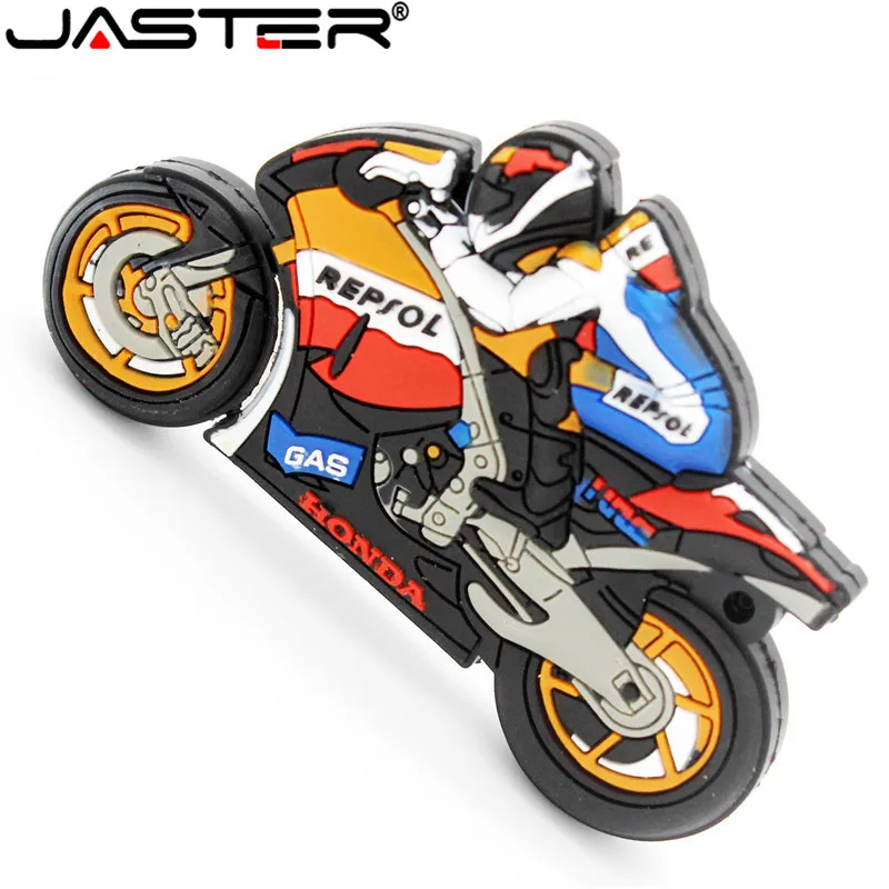 JASTER мотобайк флеш-диск USB 2,0 64 Гб 32 накопитель мотоцикл 4 8 16 motorcar memory stick u диск Подарочная флеш-карта