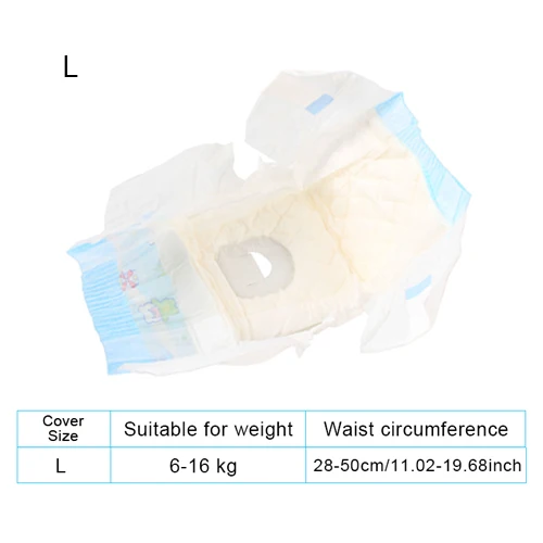 10 шт./партия, многоразмерные подгузники для собак, супер впитывающие антибактериальные, для собак, Тренировочный Коврик, подгузник для щенков, товары для уборки домашних животных - Цвет: L 10pcs