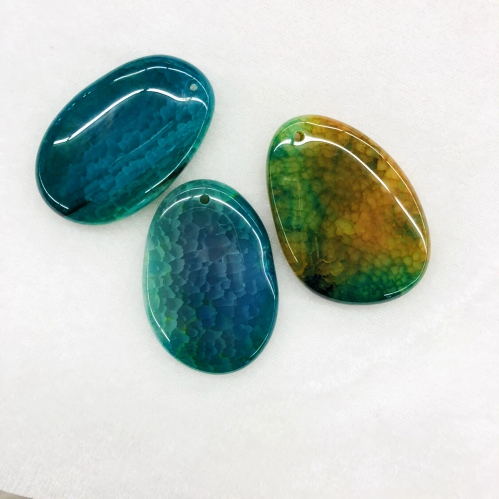

Mystic Cracked Agat Chalcedony Pendant,Irregular Shape and size Mixed 10pcs/lot Quartz Agat e Pendant For necklace