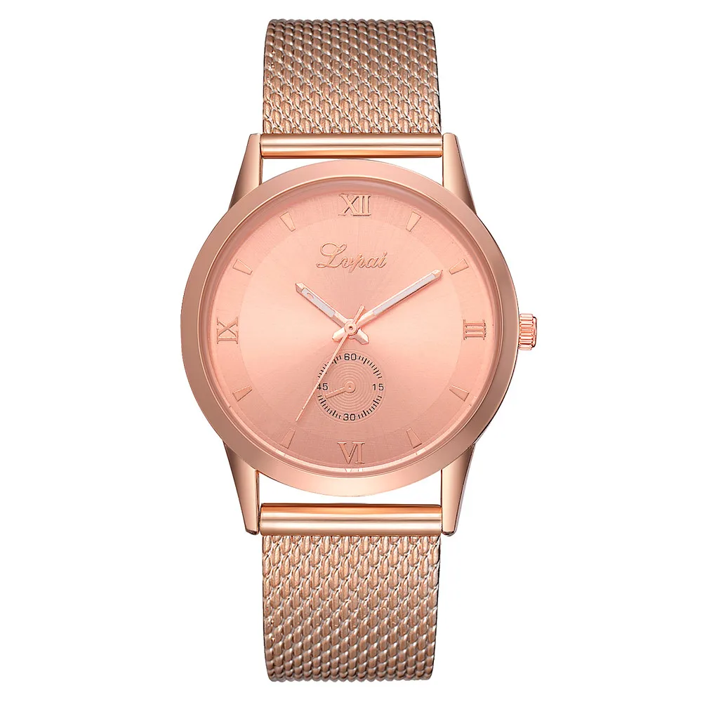 

Lvpai Women's Casual Quartz Silicone strap Band Watch Analog Wristwatch Ladies Quartz Watch Rose Golded Women's Watches Relogio