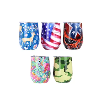 

Free Custom Red Wine Glass 2019 New Ice Beer Mug Cold Cup 12oz 304 Stainless Steel Vacuum flask Office tea Drinking Water Bottle