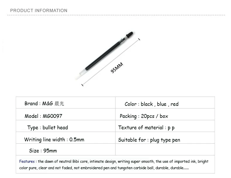 Ball Pen PIONEER Blue Ink 0.5mm Box of 50