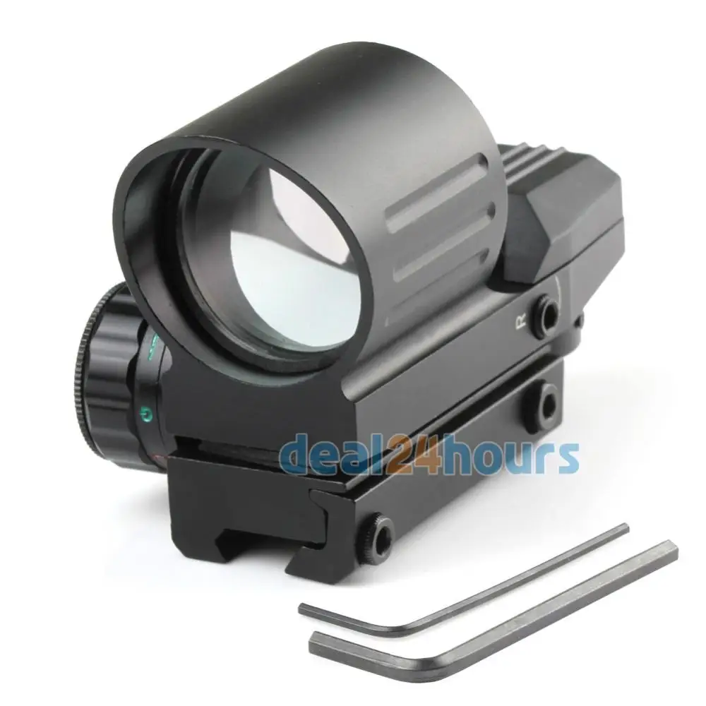 

New High Quality Hunting Tactical Holographic Scope 4 Type Reflex Red Green Dot Sight 11mm Rail Free SGP Shipping!
