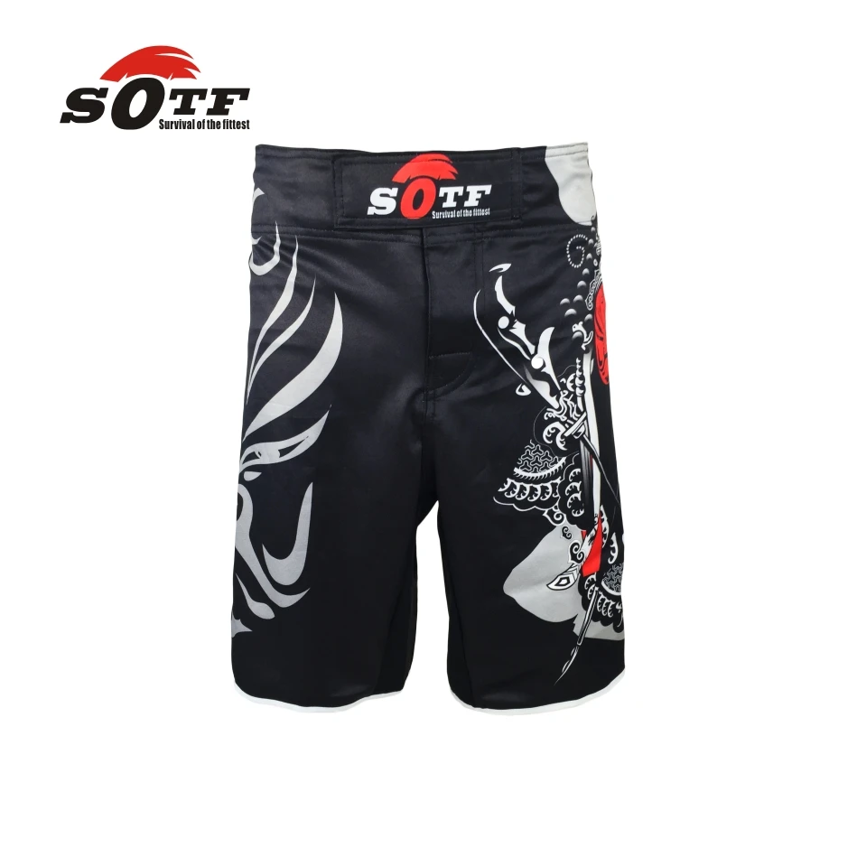 SOTF mma шорты боксерские Муай Тай трусы Тигр кикбоксинг бойцовская одежда Гуань Юй