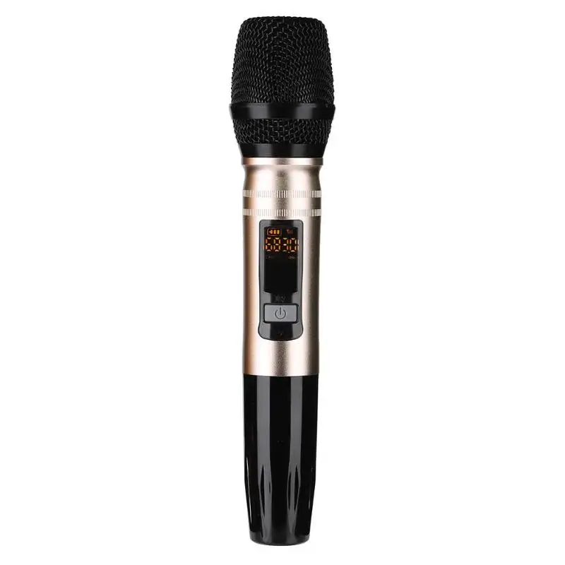 

VODOOL Universal Wireless KTV Home Microphone Metal Singing Hosting Conference Performance U Section Microphone High Quality
