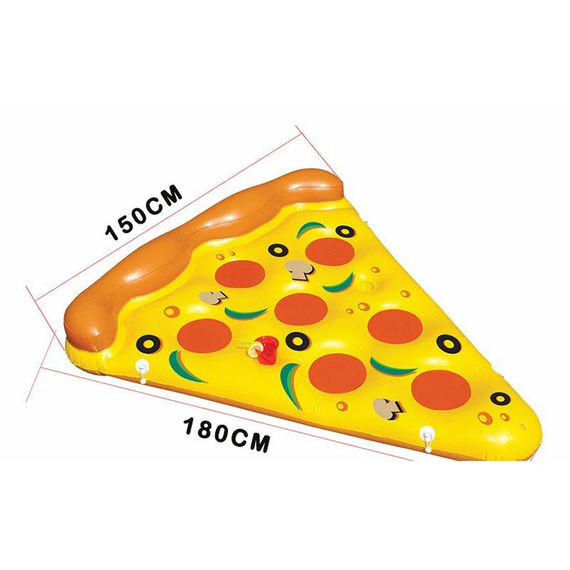 Прекрасный пиццы взрослых/детей утолщаются Плавательный круг из ПВХ плавающие кольца надувной спасательный круг бассейн Infloat 3 вида надувной коврик для бассейна ряд