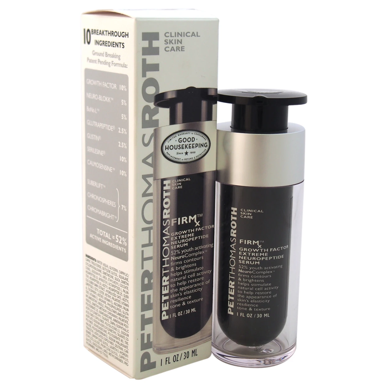 Firmx Growth Factor Extreme Neuropeptide Serum by Peter Thomas Roth for Unisex - 1 oz Serum